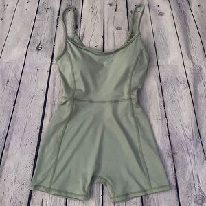 NWT • Refuge Athletics • Green Bodycon Romper